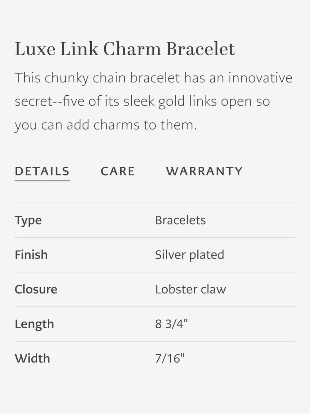 Brighton Luxe Link Gold Charm Bracelet Like New - Picture 3 of 9